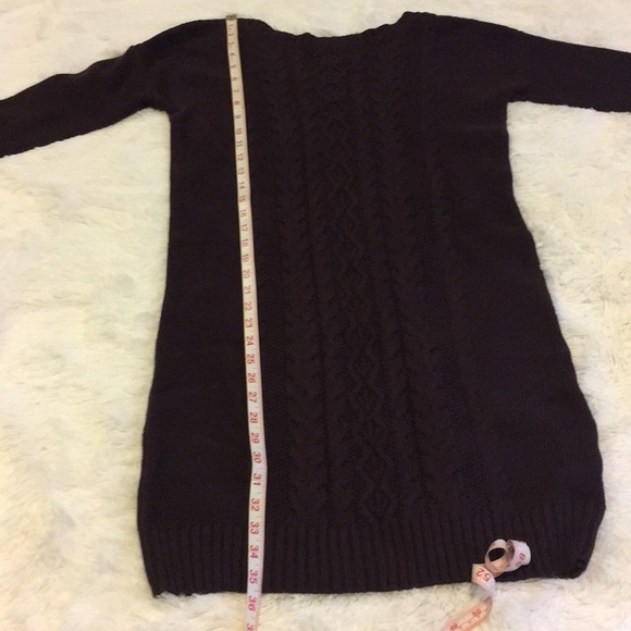 Old Navy Purple Cable Knit Sweater Dress - Picture 6 of 8